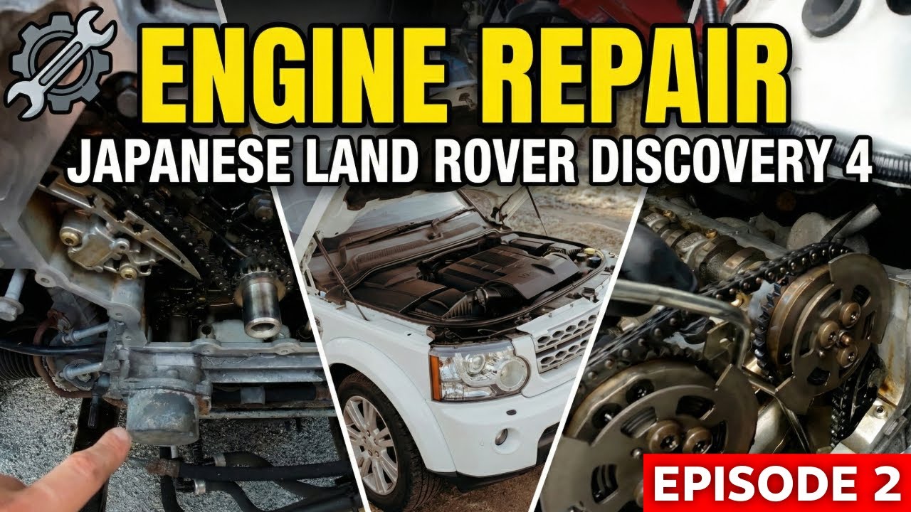 Timing Gear Overhaul on This Japanese Land Rover Discovery 4 | Episode 2