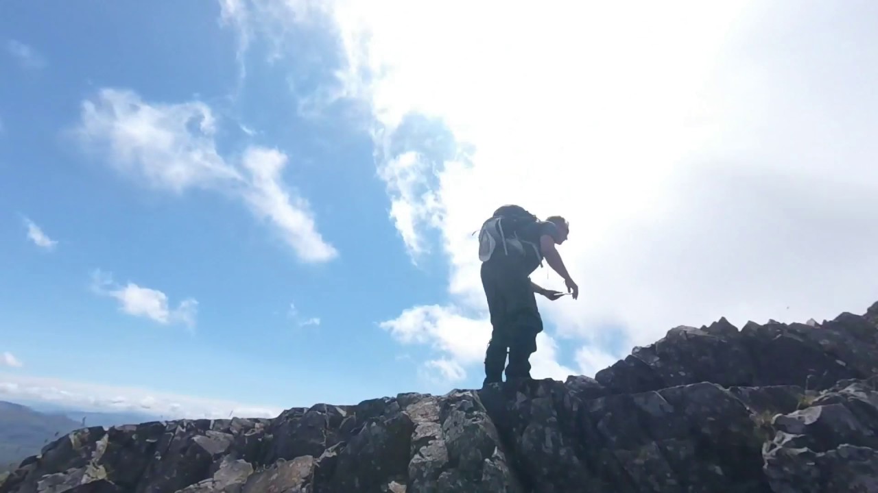 Snowdon Via crib goch and Carnedd Ugain.