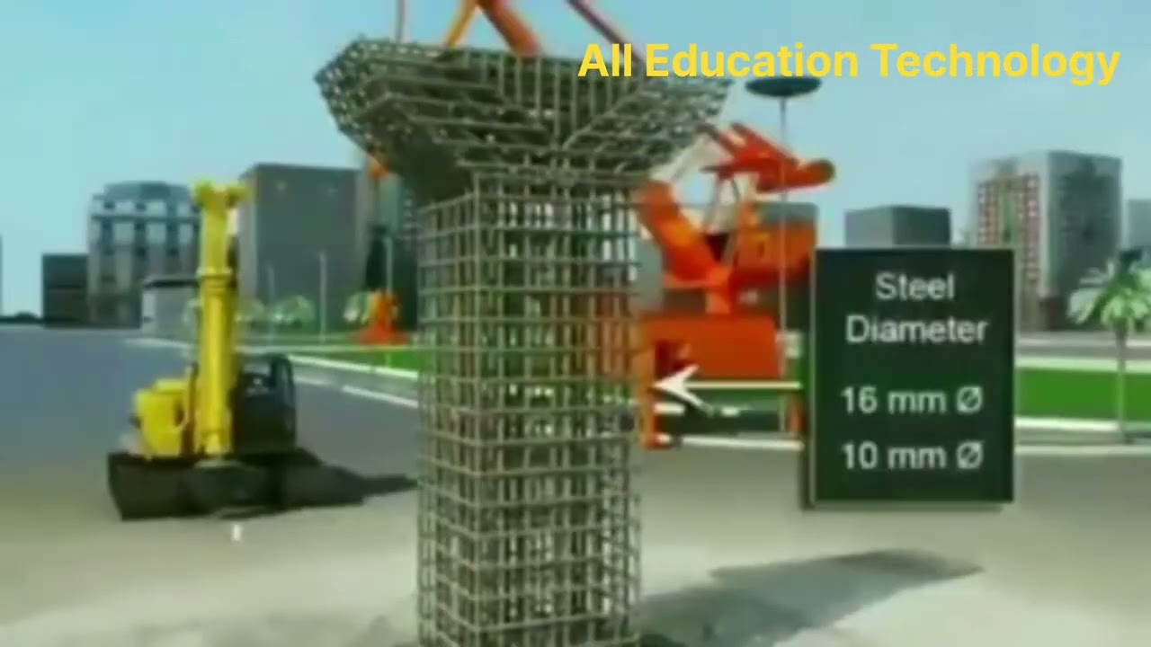 Flyover Construction animation