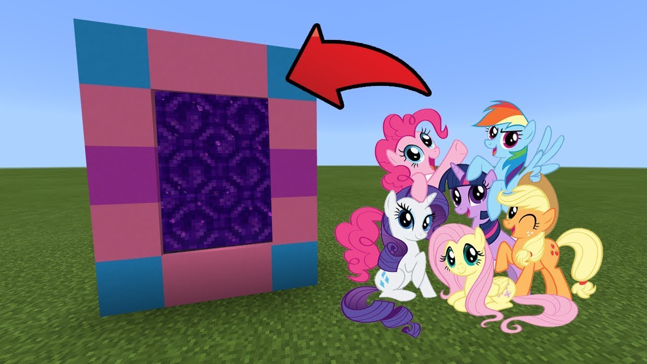 Minecraft : How To Make a Portal to the My Little Pony Dimension