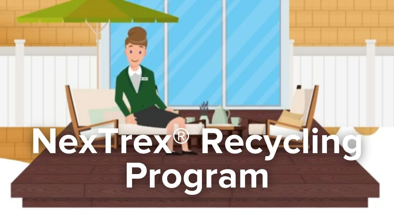 Plastic film gets new life with the NexTrex® recycling program.