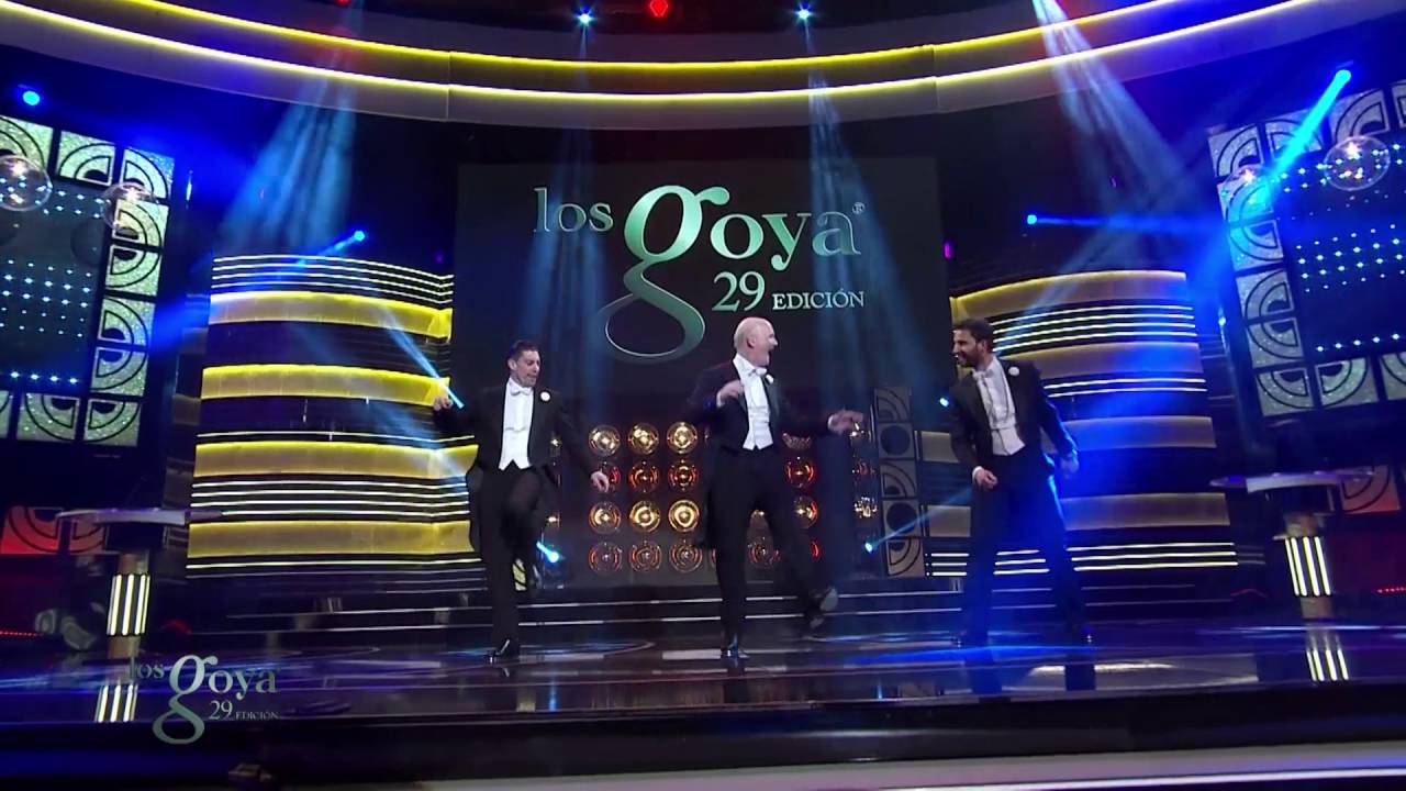 Adrián Lastra y Dani Rovira bailan claqué en los Goya 2015