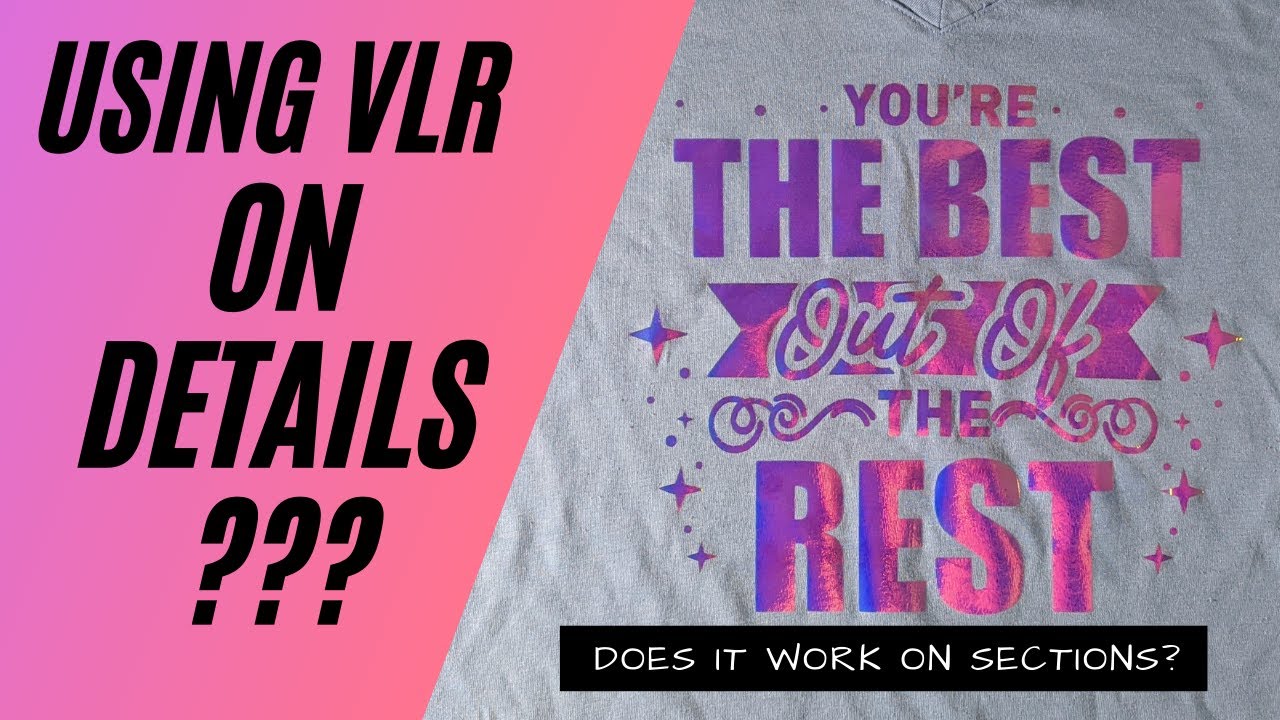 Using VLR on Details??? Does It Work on Sections?