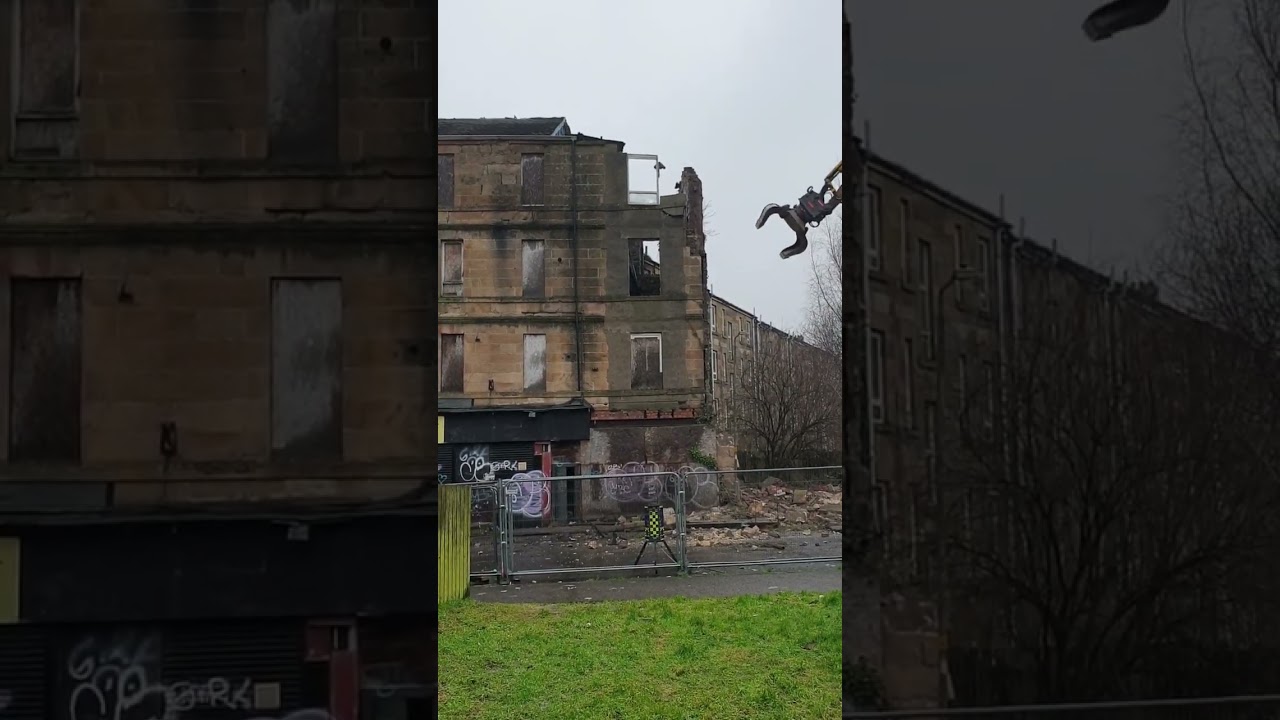 Well St Demolition Begins January 23 2024 paisley.