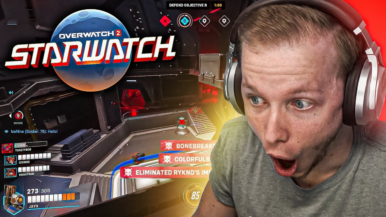 Jay3 Plays the *NEW* PvE Event STARWATCH in Overwatch 2!!