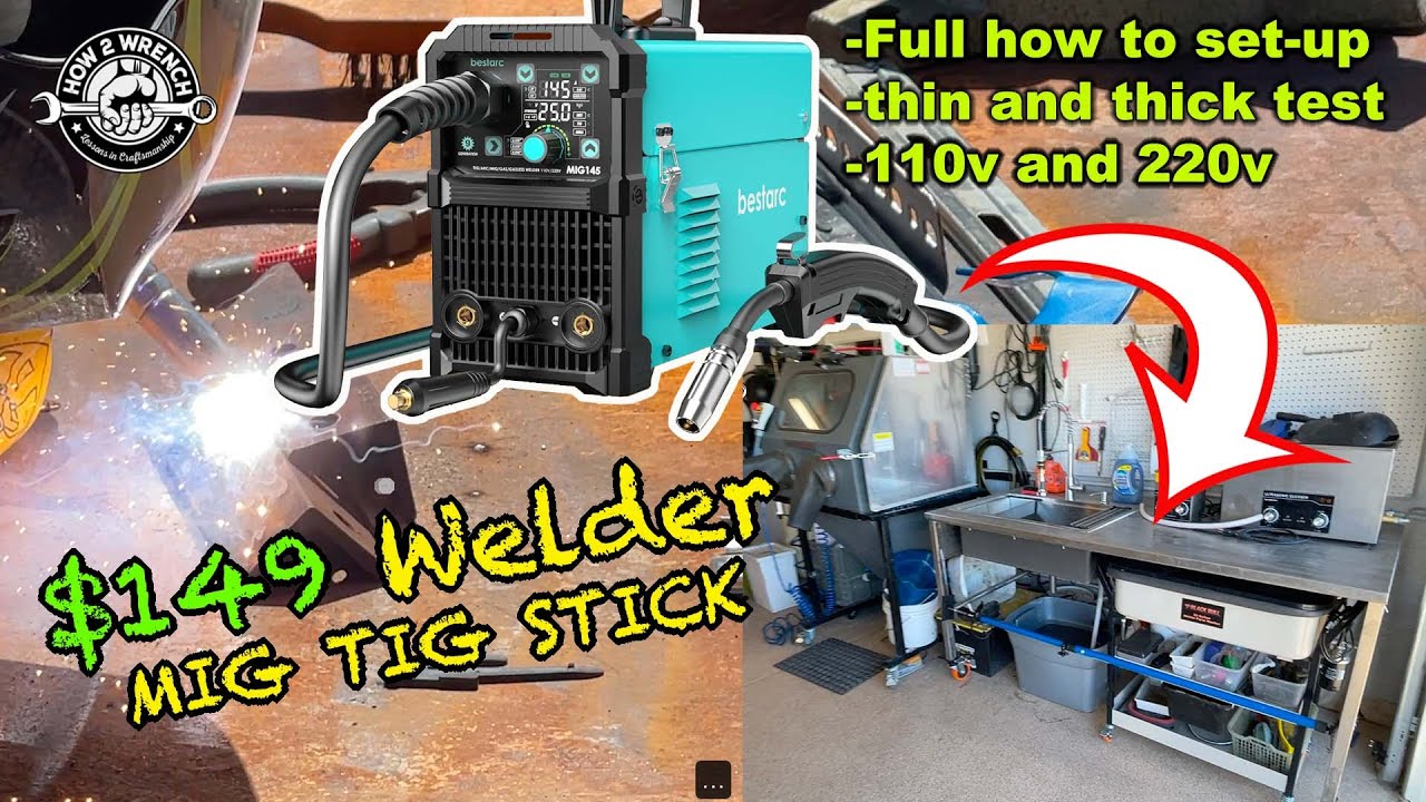 Can a $150 Welder get the job done? BestArc 145 9GEN Mig welder DREAM SHOP BestArc MIG145 9GEN