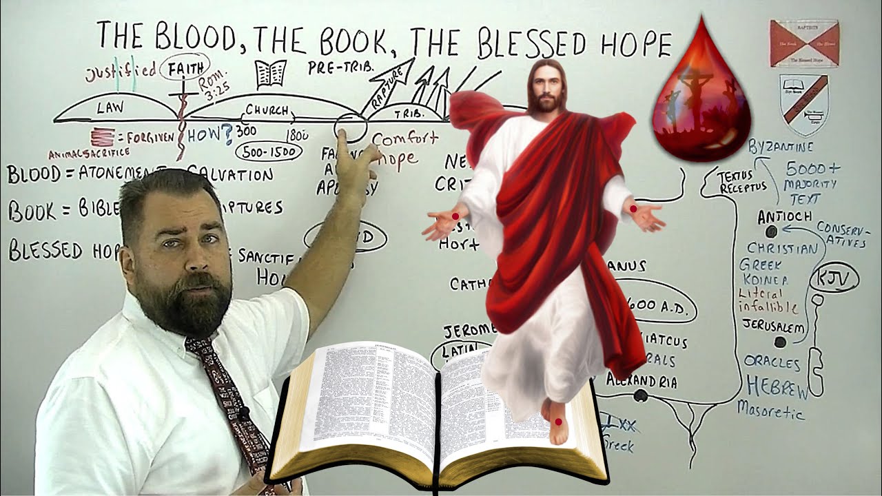 The Blood, The Book, and The Blessed Hope #bloodatonement #bible #rapture #gospel #kingjames #saved