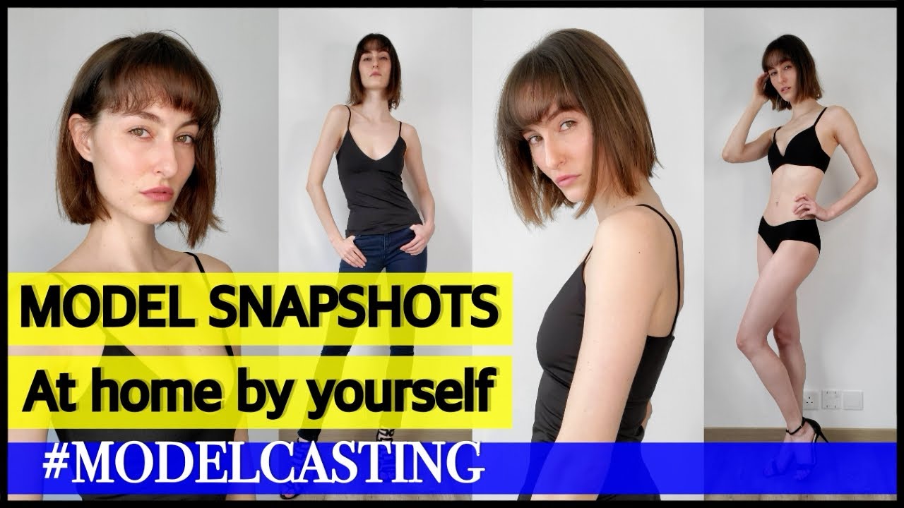 How to take modeling snapshots at home with iPhone | Model digitals, polaroids, snaps