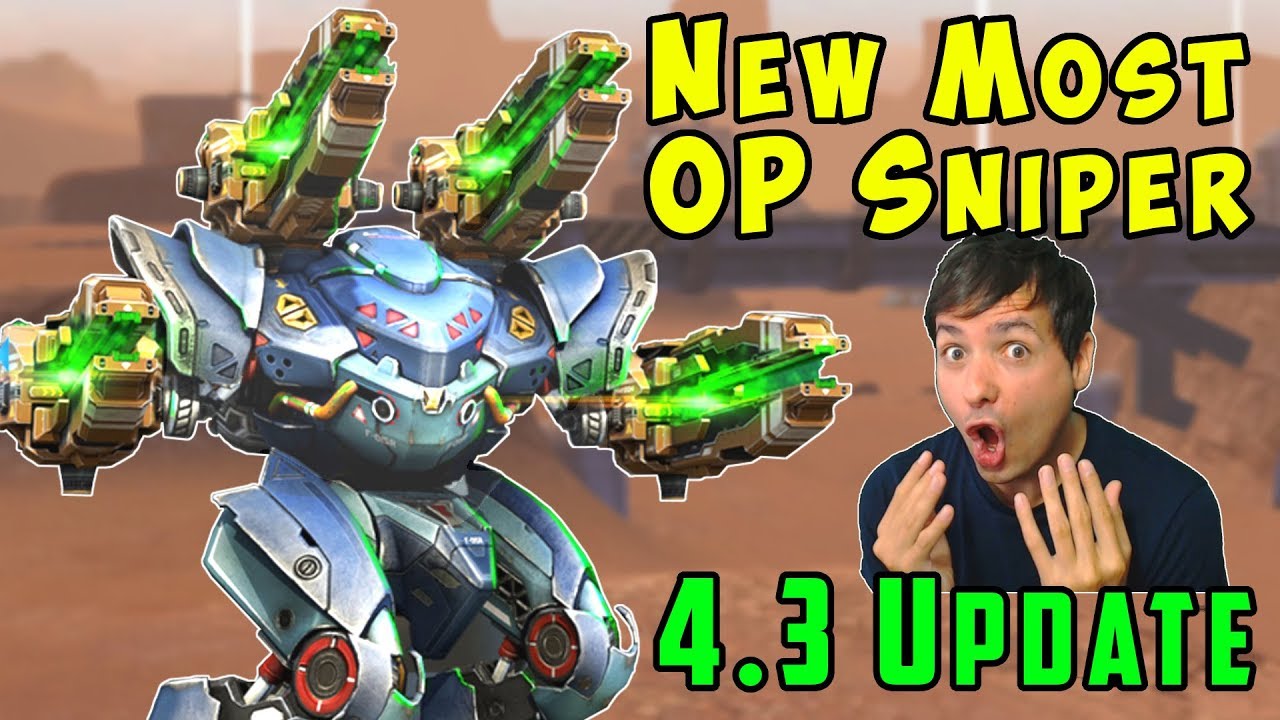 New Most OP Sniper: Mk2 Ballista Spectre Gameplay - War Robots 4.3 WR
