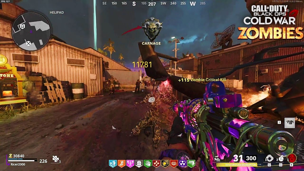 Black Ops Cold War Zombies: Firebase Z Gameplay (No Commentary)