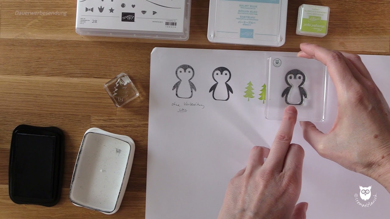 Gute Abdr&uuml;cke mit Klarsichtstempeln