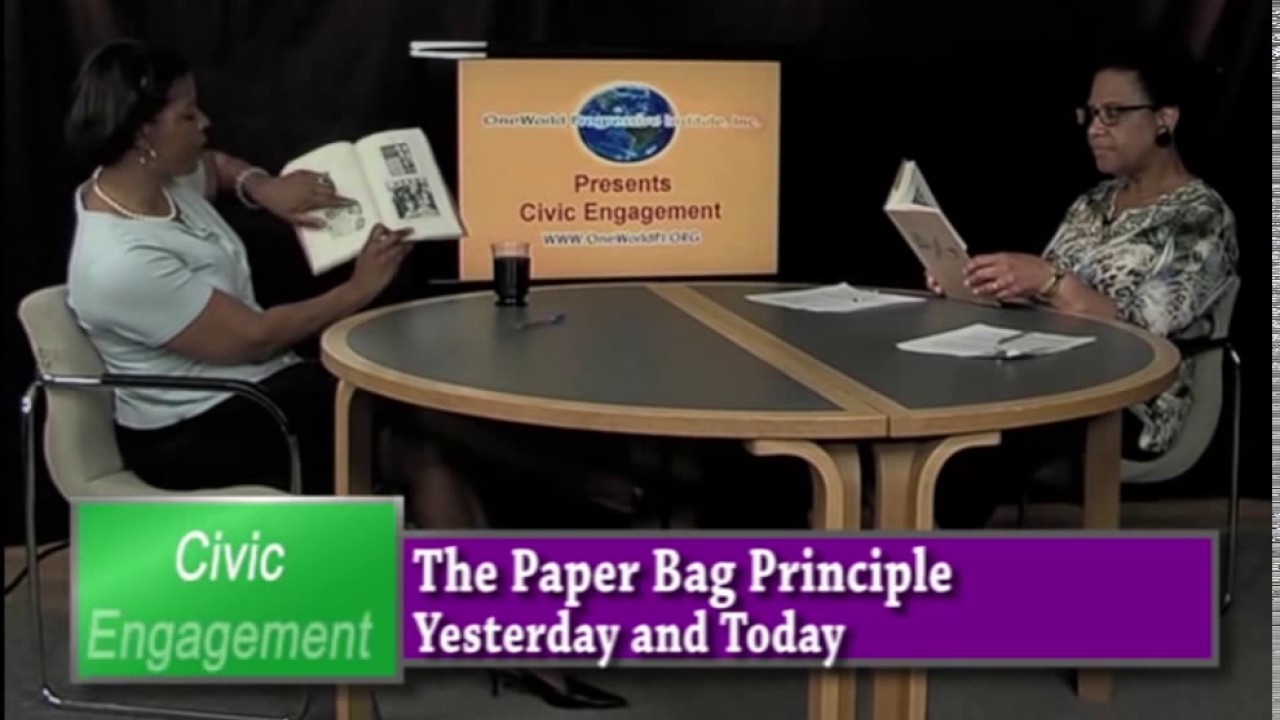 The Paper Bag Principle: Yesterday and Today