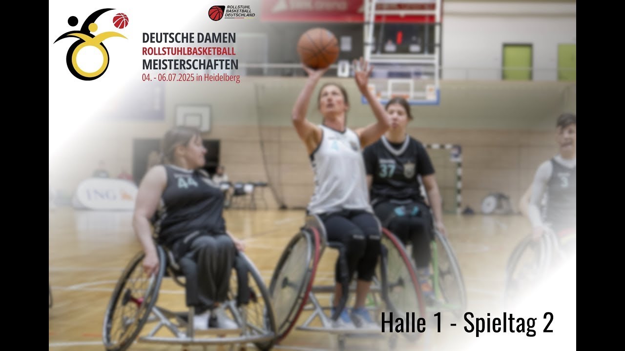 Deutsche Meisterschaften der Damen 2025 Rollstuhlbasketball - Halle 1 Spiel 2 Part 2