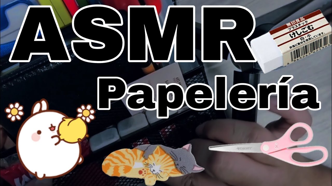 ASMR con cosas de Papelería 🖍️📝💤✨