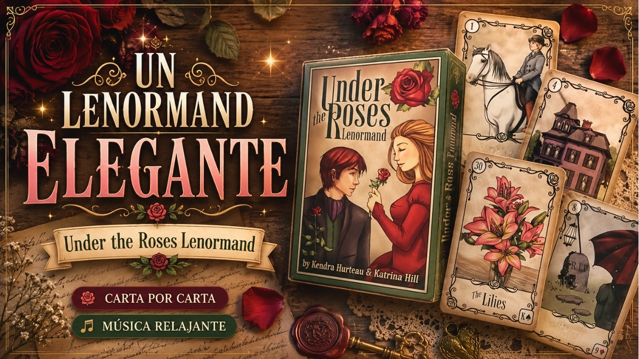Under the Roses Lenormand. Flipthrough. Carta x carta. #lenormand  #undertheroseslenormand