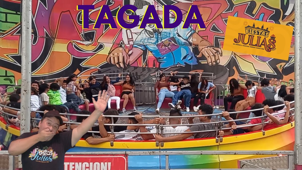 🔴 CONOCERAS a ALGUNO de estos VALIENTES que se SUBIERON al TAGADA🟥 #fiestasjulias2024