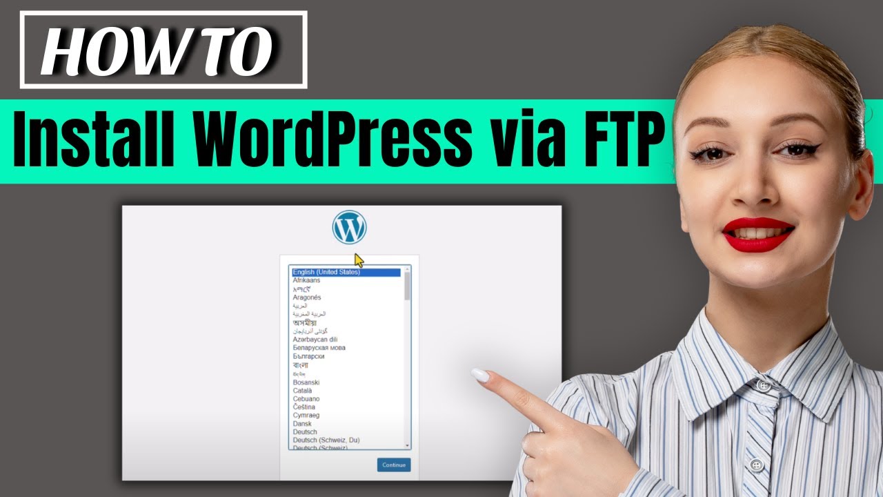 How to install wordpress via ftp (2026)