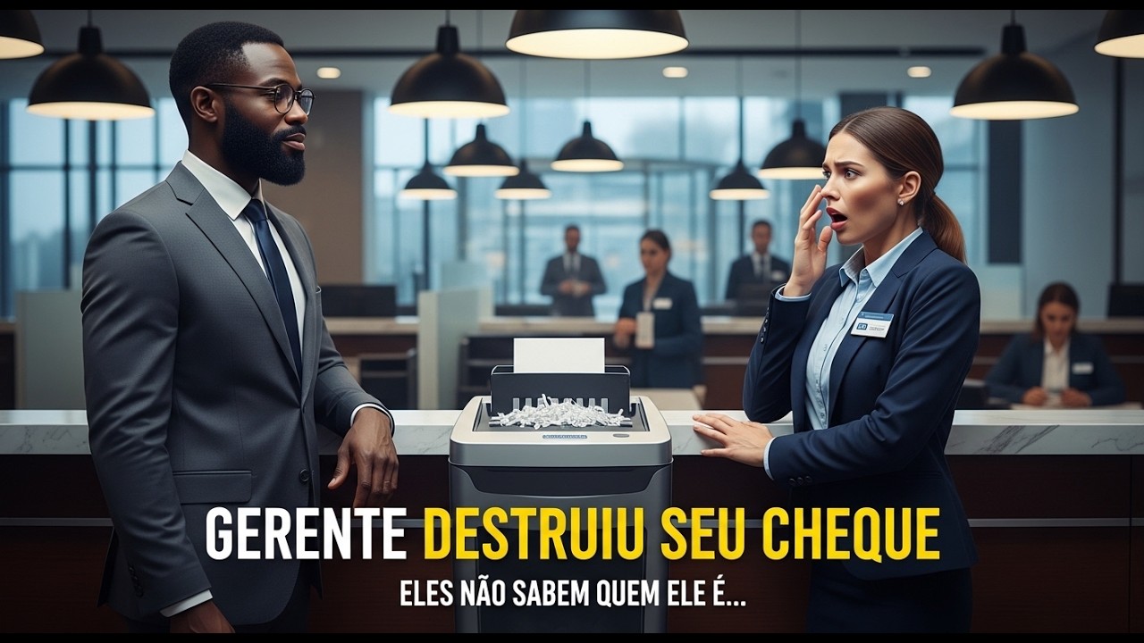Gerente Humilha Cliente e Tritura Seu Cheque, Mas Não Sabia Quem Ele Realmente Era