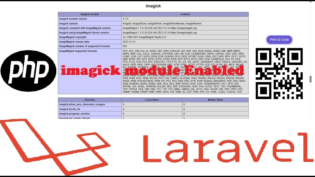 Mudah! Cara Install Extension Imagick PHP Laravel dan Menampilkan QR Code