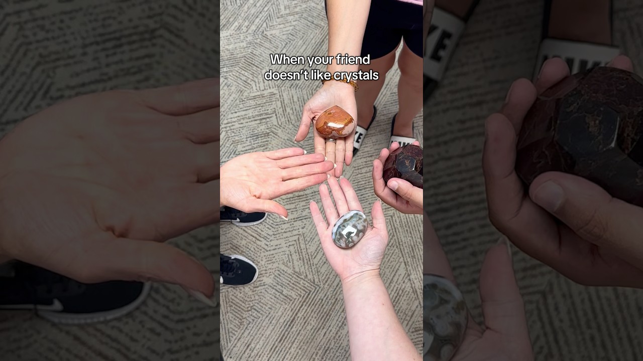 When your friend doesn&rsquo;t like crystals 🙄