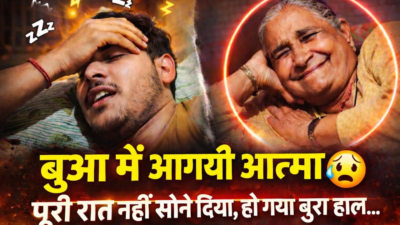 भुआ  म आगयी आत्मा पूरी रात नहीं सोने दिया ☹️🙃