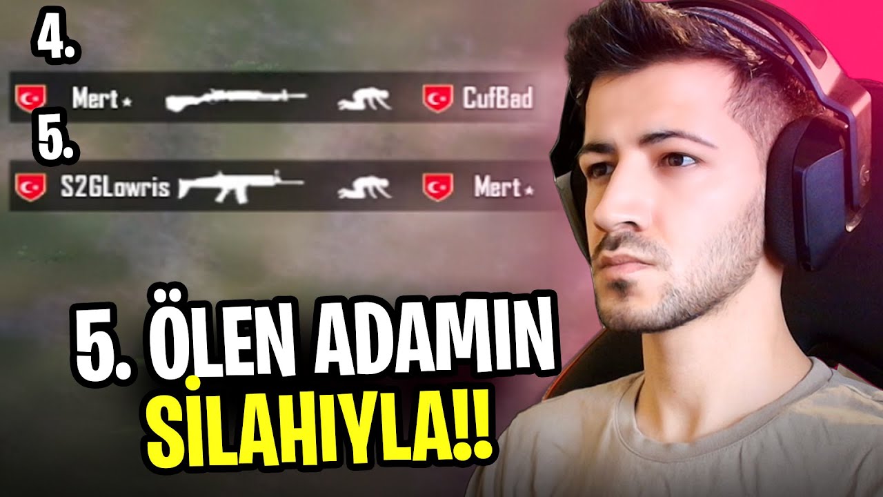 5. VE 10. ÖLEN ADAMLARIN SİLAHLARIYLA WİN ALMAK? Pubg mobile