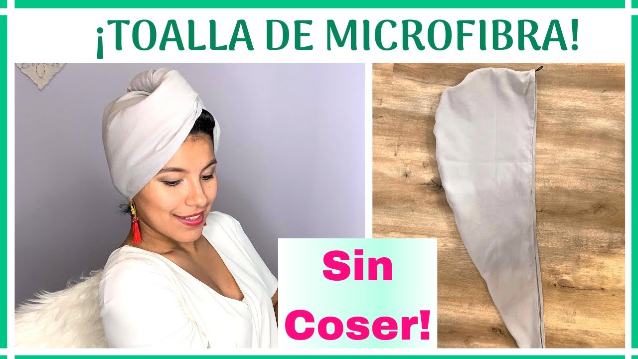 TURBANTE DE TOALLA - TOALLA DE MICROFIBRA PARA EL CABELLO