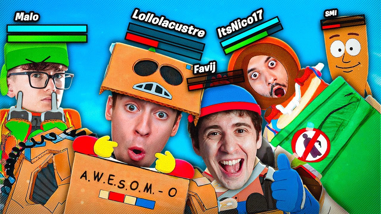 LOLLO, FAVIJ, NICO, MALO e SMI nelle SQUADRE a 5 su FORTNITE!!