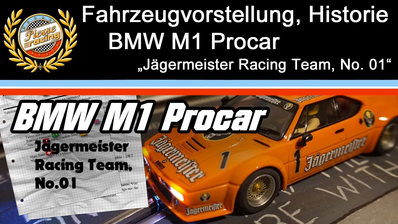 Vorstellung BMW M1 Procar Jägermeister Racing Team, No. 01