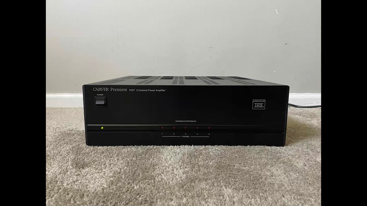 Carver Premiere AV-705X THX 5 Channel Home Stereo Power Amplifier