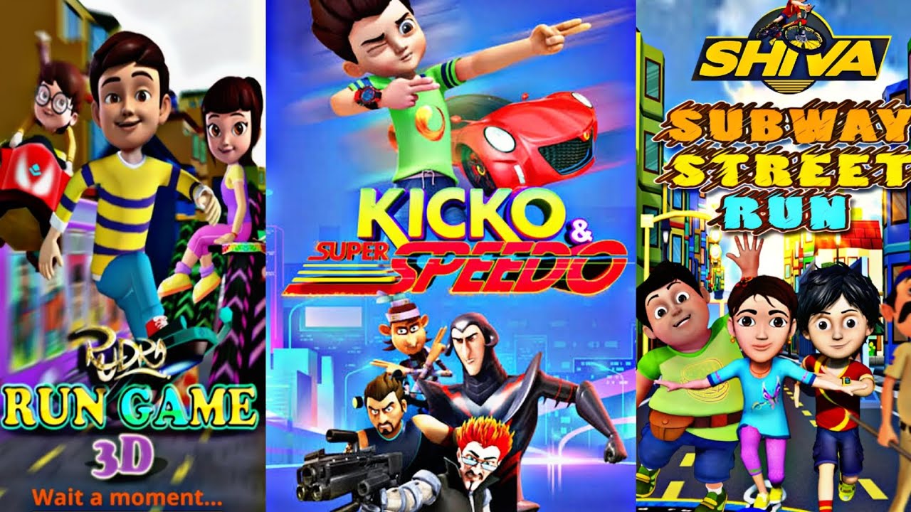 Kicko & Super Speedo Mobile Game 2025 | Shiva Mobile Game 2025 | Rudra Mobile Game 2025 🤩❤️