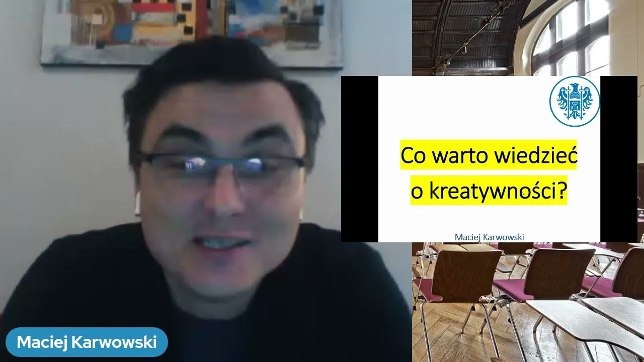 Drzwi Otwarte IPs UWr - wykład dr hab. Macieja Karwowskiego, prof. UWr