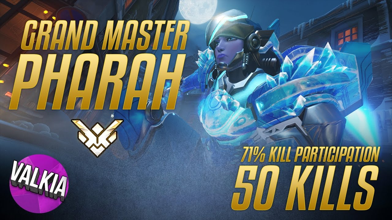 Grand Master Pharah [ 71% Kill Participation / 50K ] || Valkia