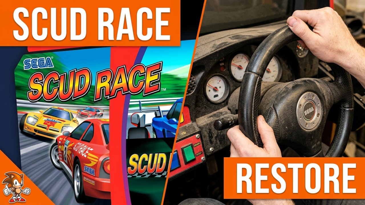 Sega Scud Race /Super GT cabs restoration #1