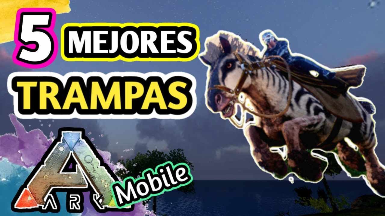 5 Mejores TRAMPAS de ARK MOBILE!! 🦖🦕