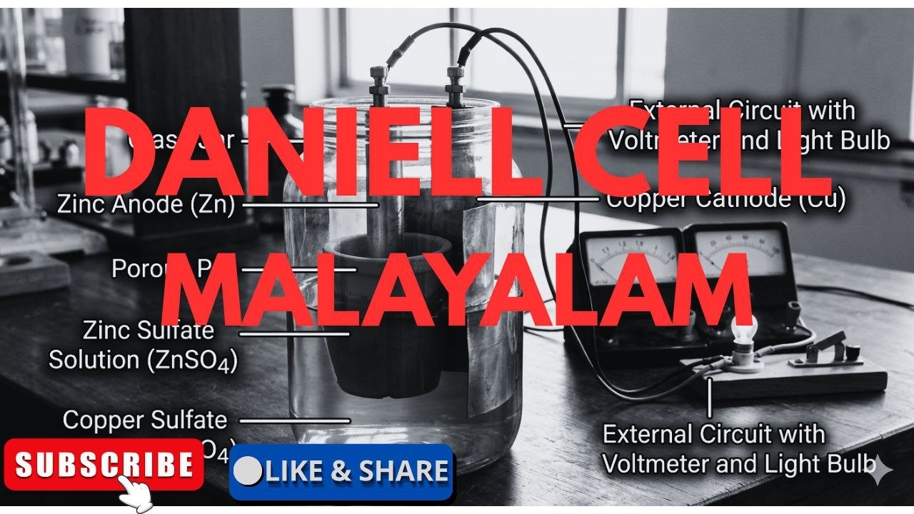 DANIELL CELL | BATTERY | MALAYALAM| @NATHSELECTRICALACADEMY