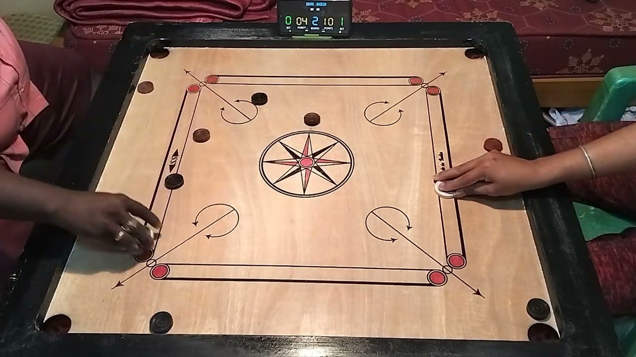 Nagesh Vs Uday Carrom Game 02 