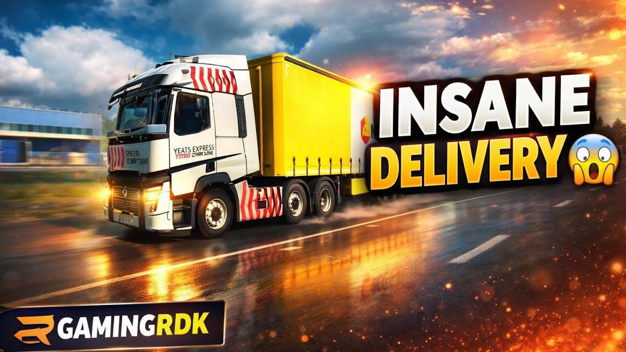 Extreme Weather Truck Driving 🌧️⚡ | Euro Truck Simulator 2