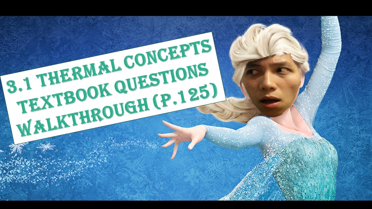 IB Physics: B.1 Thermal energy transfers Textbook Questions Walkthrough