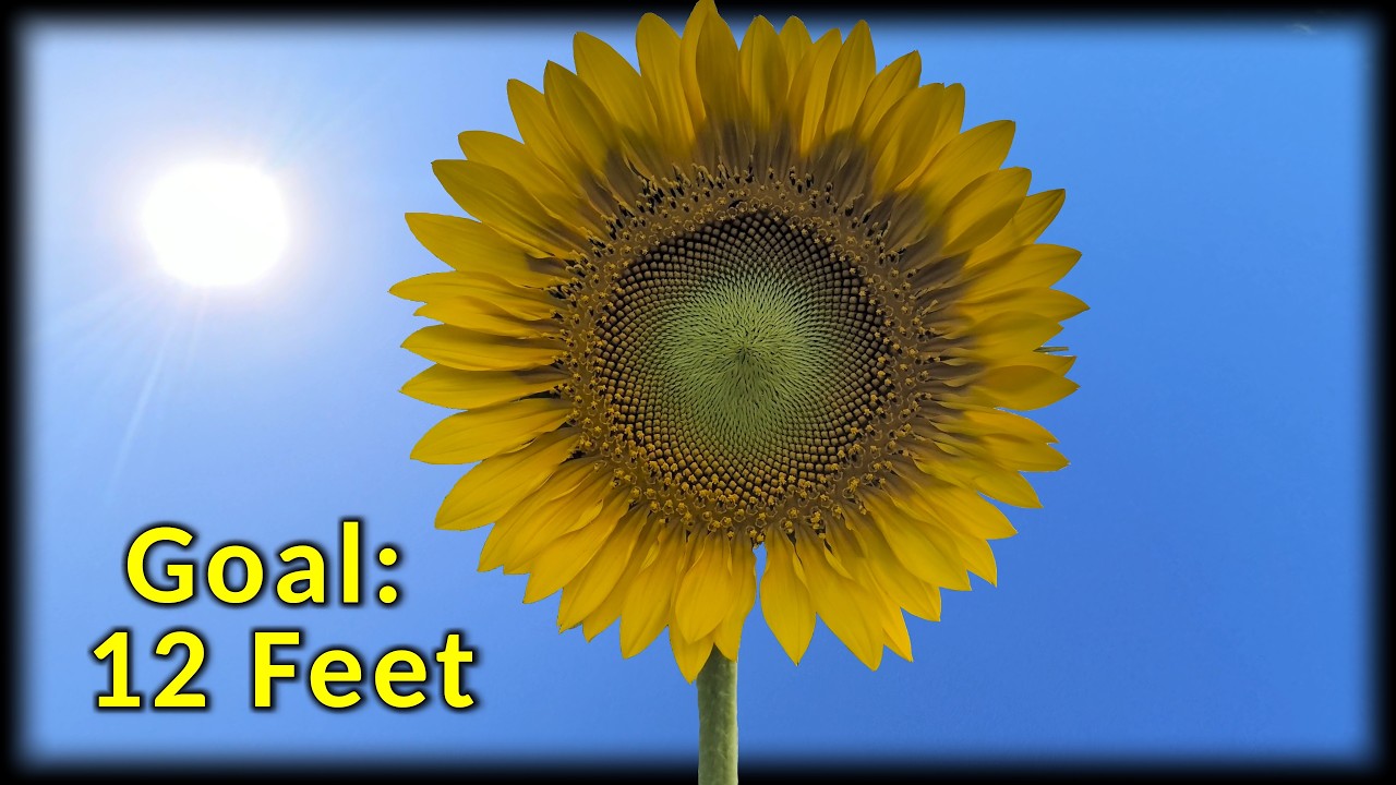 Testing 4 Tall Sunflower Varieties