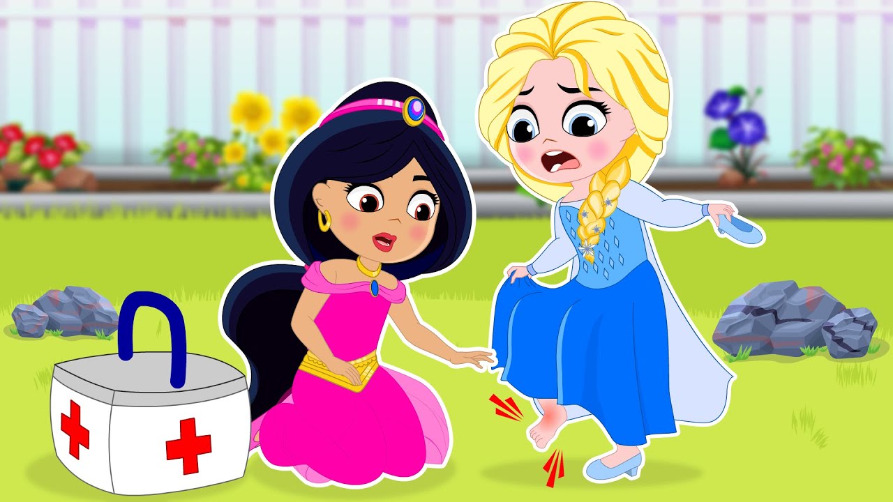 Boo Boo Song | Princess Got Hurt Song | Nursery Rhymes for Kids | Princess Playtime 🌈 🦄