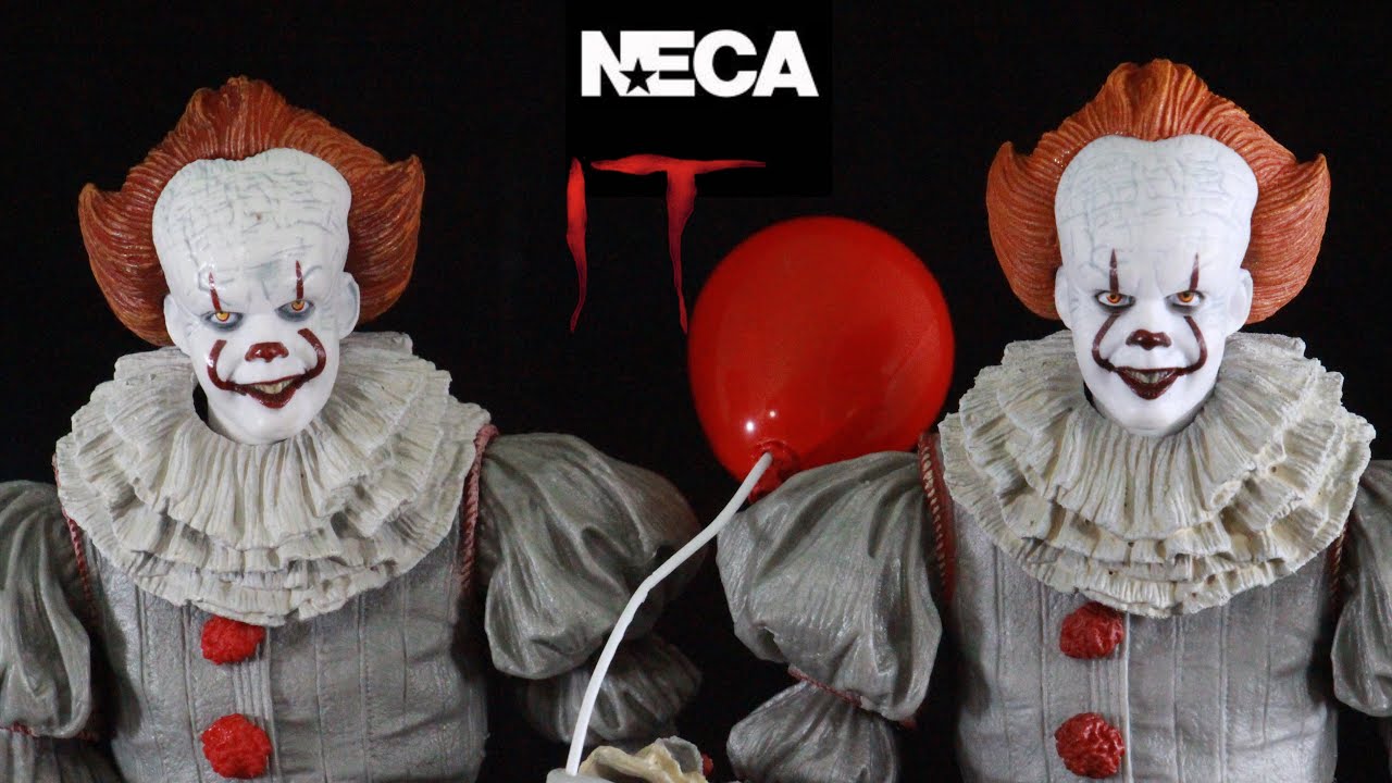 Neca Toys IT movie 2017 pennywise the clown ultimate re-release and comparisons