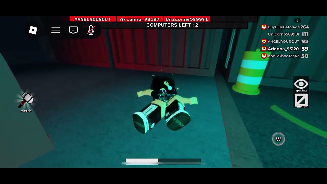 Playing Roblox’s flee the facility with @Whatanott and sorry for leaving @Whatanott 