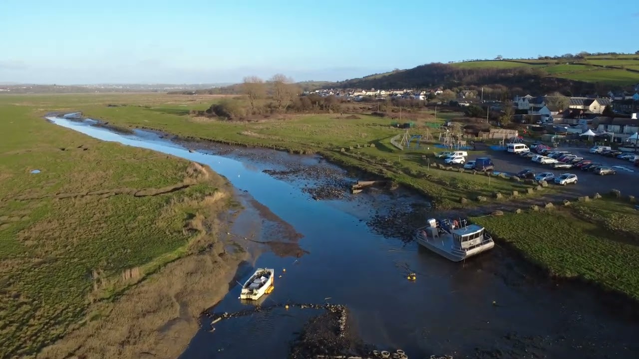penclawdd seafront drone footage #beautifulwales #penclawdd #gower #dronevideo #nature