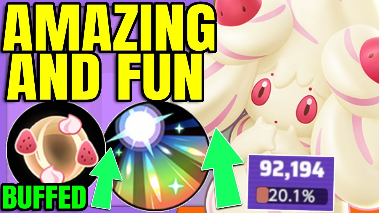 New S TIER SUPPORT?! BUFFED DECORATE ALCREMIE is Insane | Pokemon Unite