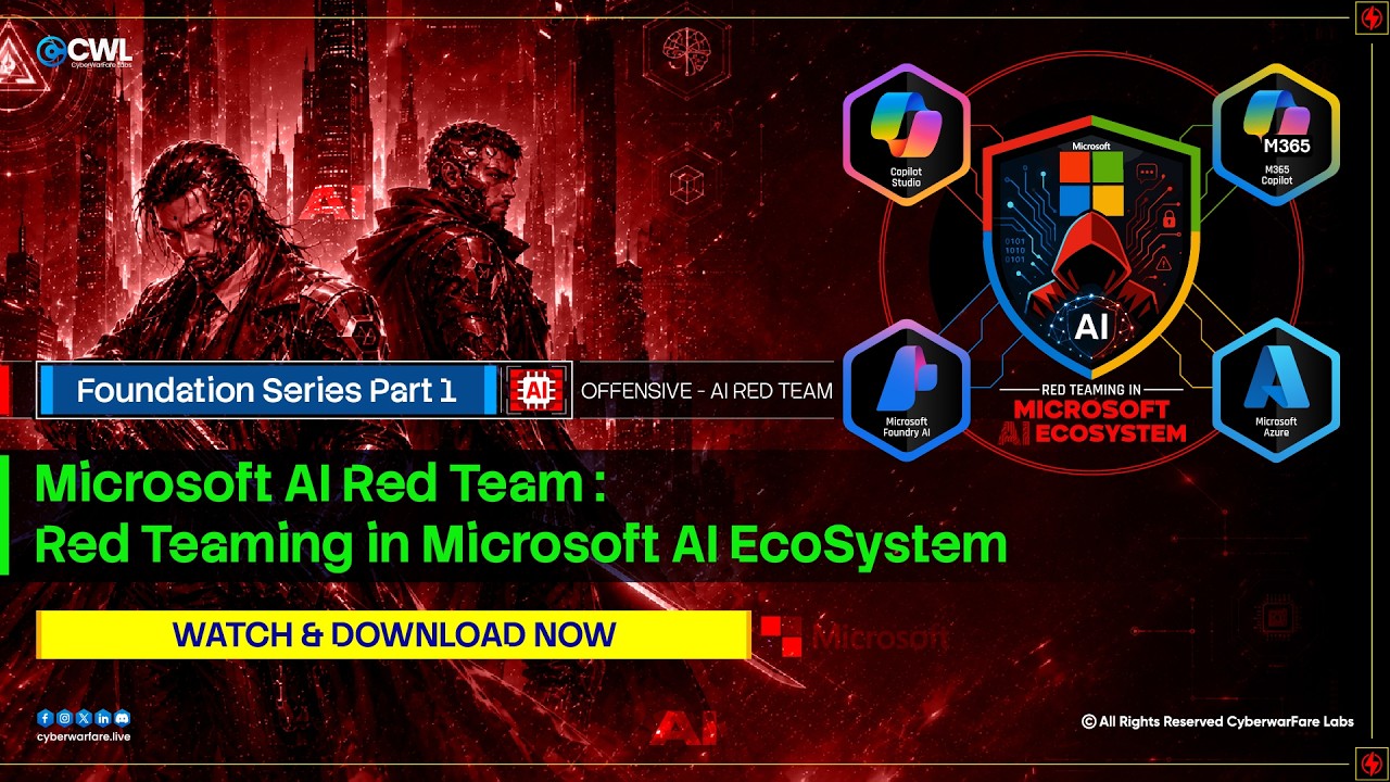 Microsoft AI Red Team: Red Teaming в экосистеме Microsoft AI, серия &laquo;Основы&raquo;, часть 1 &mdash; Вебинар
