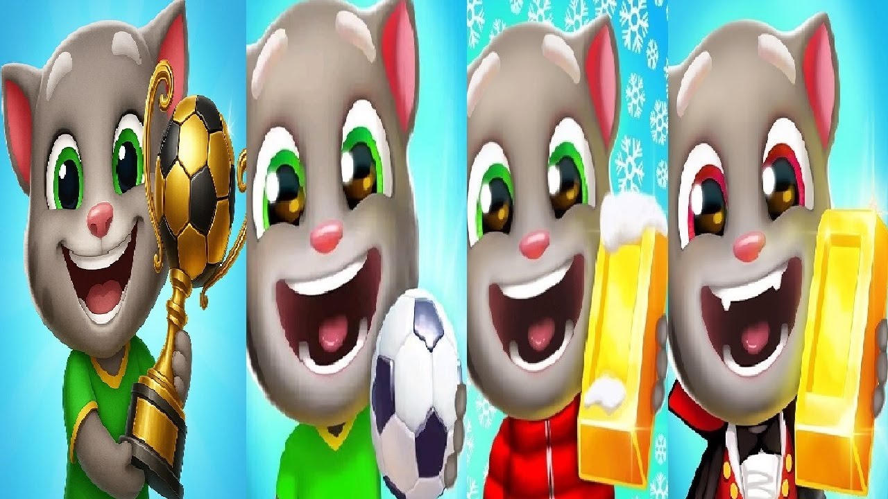 Talking Tom Gold Run New Update Summer of Sports VS Christmas VS Halloween Event Football Fever 2025