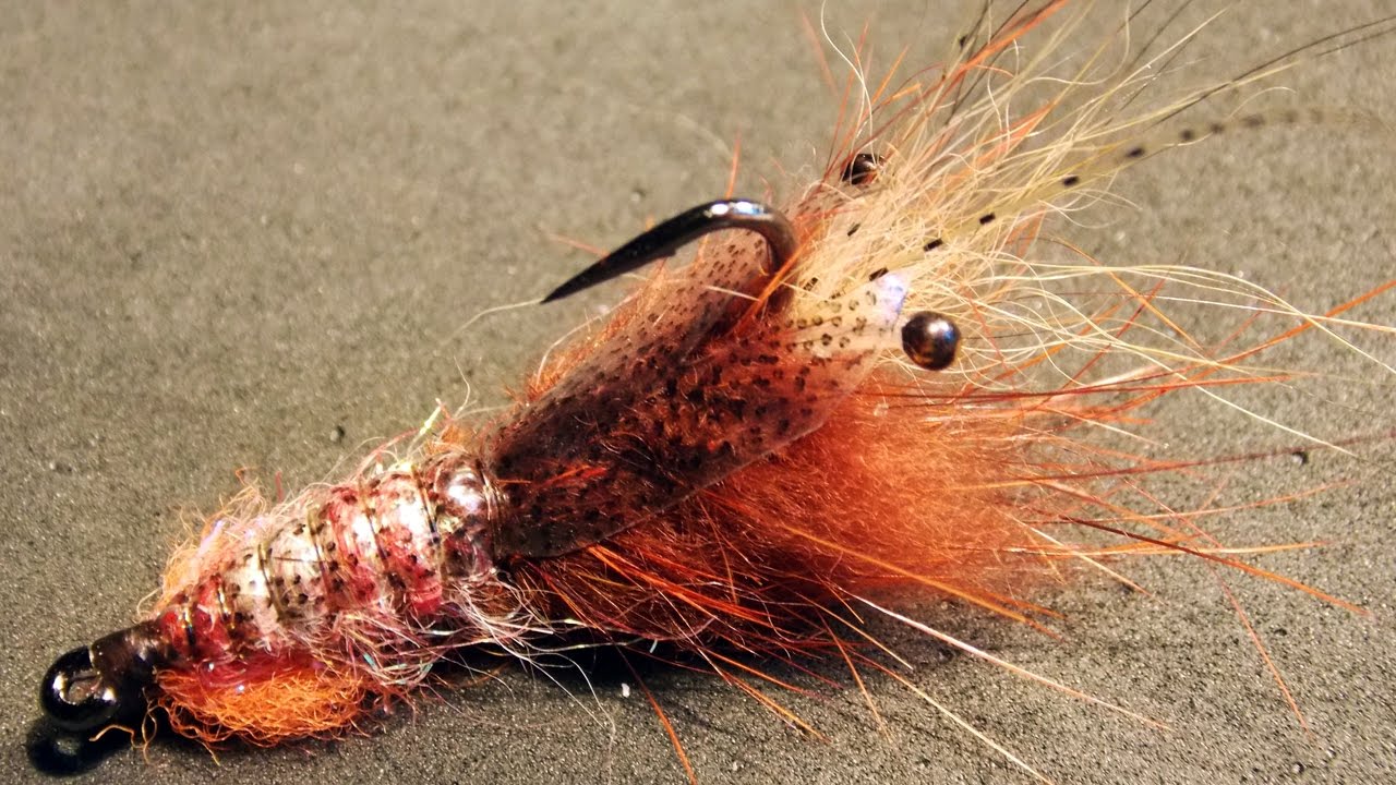 Shrimp / crawfish fly tying instructions by Ruben Martin