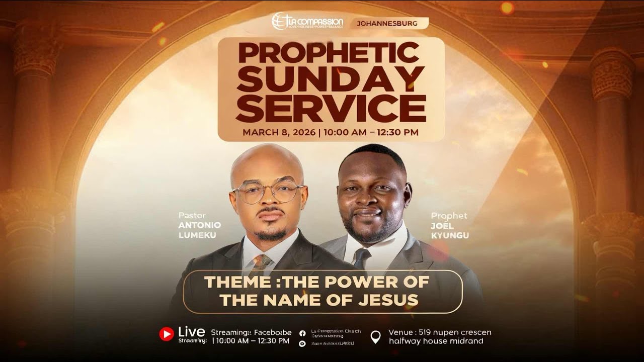 PROPHETIC SUNDAY | PROPHET JOEL KYUNGU| 08.03.206