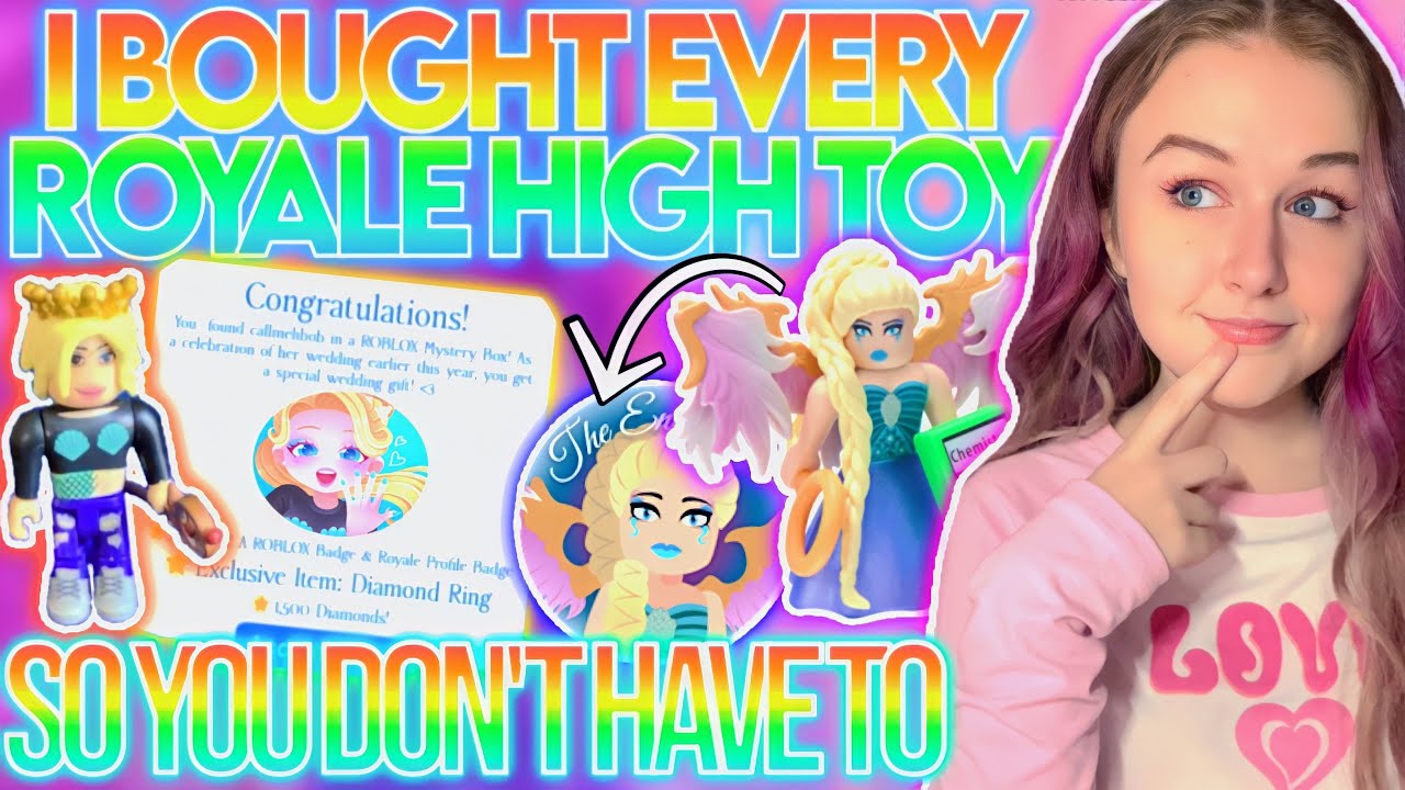 I BOUGHT EVERY ROYALE HIGH TOY SO YOU DONT HAVE TO... ROBLOX Royale High Toy Codes